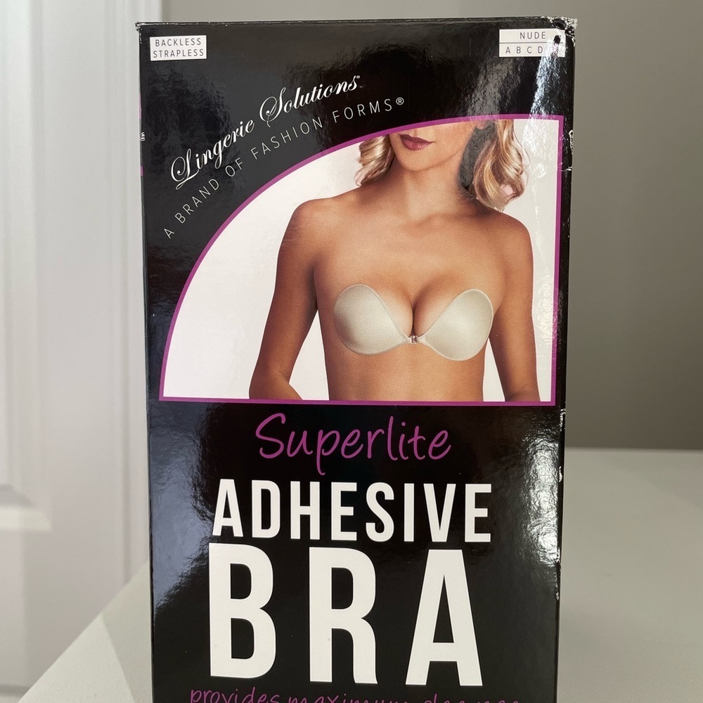Lingerie Solutions Superlite Strapless Adhesive Bra DD Fashion Forms NWT